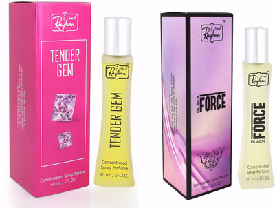 

Rayhan Enterprise TENDER AND BLACK FORCE Eau de Parfum - 60 ml(For Men & Women)