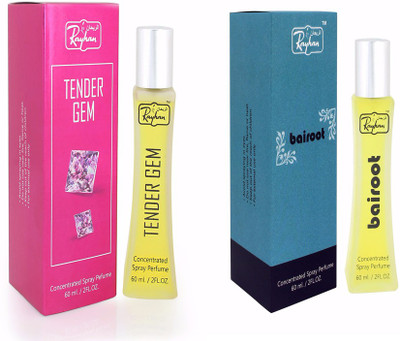 

Rayhan Enterprise tender gem and bairoot Eau de Parfum - 60 ml(For Men & Women)