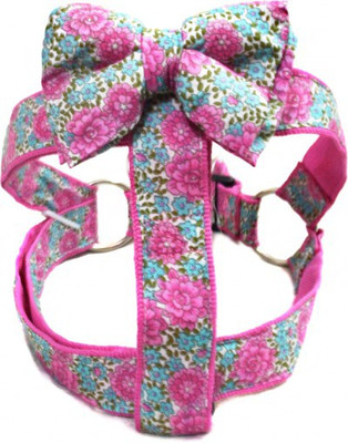 

That Dog In Tuxedo Garden Rose Dog Buckle Harness(Medium, pink)
