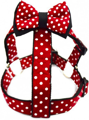 

That Dog In Tuxedo Minnie Mouse Dog Buckle Harness(, red