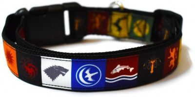 That Dog In Tuxedo Game Of Thrones Dog Everyday Collar(, black