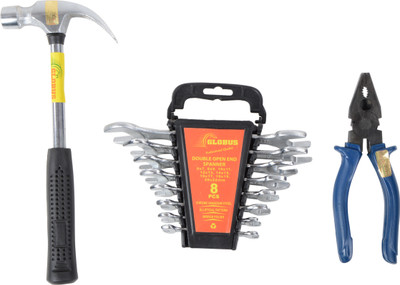 

Globus STEEL HAND TOOL ( PACK OF 3 ) Hand Tool Kit(3 Tools), Multicolor