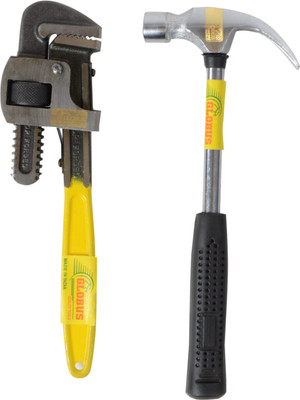 Globus Steel Hand Tool Combo, Multicolour ( Pack of 2 ) Hand Tool Kit(2 Tools)