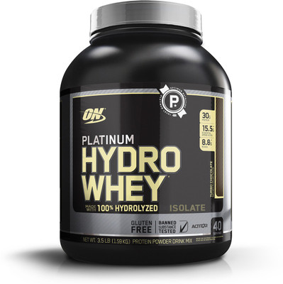 Optimum Nutrition Platinum Hydro Whey Protein(1.59 kg, Turbo Chocolate)
