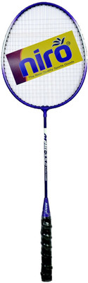 

Niro Badminton Racqet (Aluminium) Silver Strung Badminton Racquet(G3 - 3.5 Inches, 200 g)