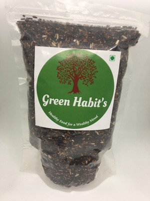

Green Habit Wild Black Rice 1 kg Black Forbidden Rice (Medium Grain)(1000 g)