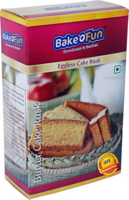

Bakeofun Butter Cake Rusk Butter flavored Buttermilk Rusk(200 g)