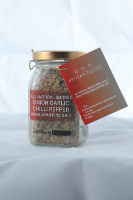 

Artisan Palate ALL NATURAL SMOKED ONION GARLIC CHILLI PEPPER HIMALAYAN PINK SALT Himalayan Pink Salt(1.50 g)