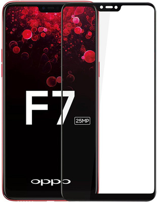 Bodoma Edge To Edge Tempered Glass for OPPO F7(Pack of 1)