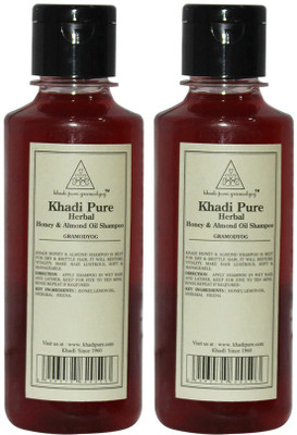 

Khadi Pure Herbal Honey & Almond Oil Shampoo(420 ml)
