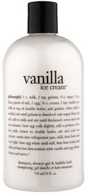 

Philosophy Vanilla Ice Cream Shampoo Shower Gel And Bubble Bath(473.18 ml)
