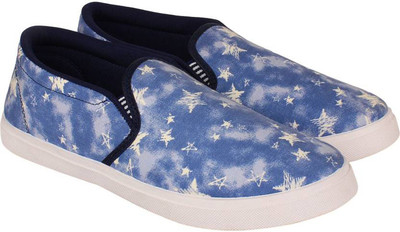 

Aero Canvas Loafers For Men(Blue, Strblue