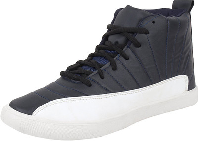 

Aero Leather Sneakers For Men(Black, White