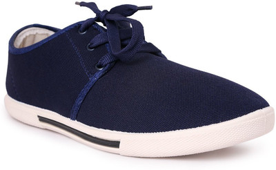 

Chevit Men's Flat Blue 110 Casual Sneakers Shoes (Loafers & Moccasins Shoes) Canvas Shoes For Men(Blue