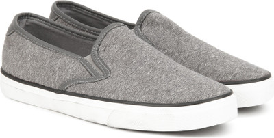 

Peter England PE Slip On Sneakers For Men(Grey