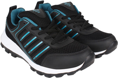 

NRGY Power Play Running Shoes For Men(Black, Green, Black::cyan