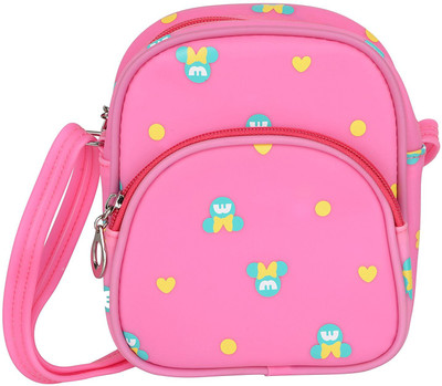 

Shopigator Girls Pink Nylon Sling Bag