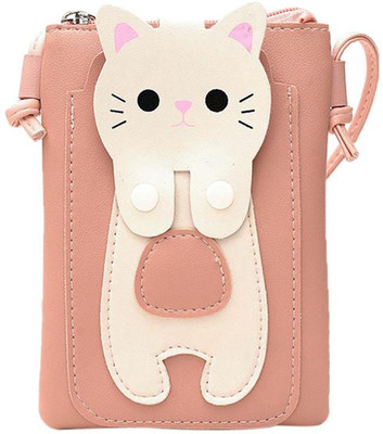 

SB Girls Pink PU Sling Bag