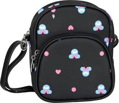 

Shopigator Girls Black Nylon Sling Bag