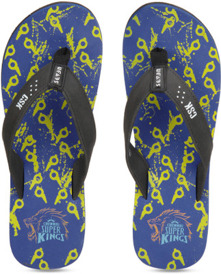 

Seven By MS Dhoni CSK Flip Flops, Navy/yellow