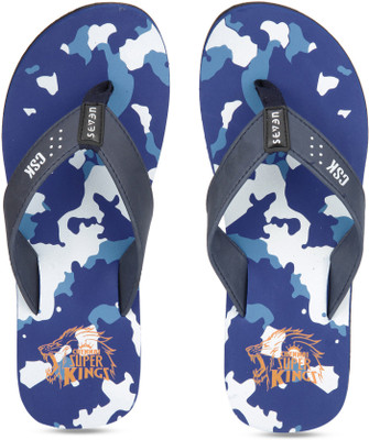 

Seven By MS Dhoni CSK Flip Flops, Blue