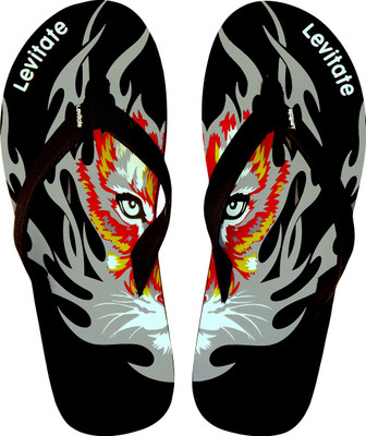 

Levitate Tiger Flip Flops, Black
