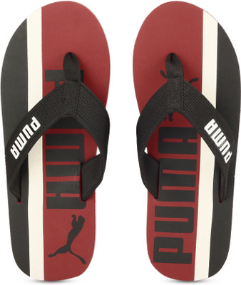 

Puma Robby Graphic x DP Flip Flops, Puma black-high risk red