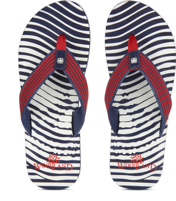 

Woodland Flip Flops, Blue/white