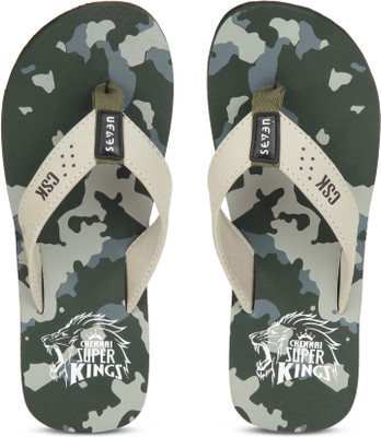 

Seven By MS Dhoni CSK Flip Flops, Green