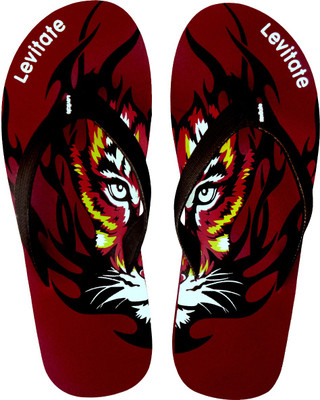 Levitate Tiger Slippers, Marron black
