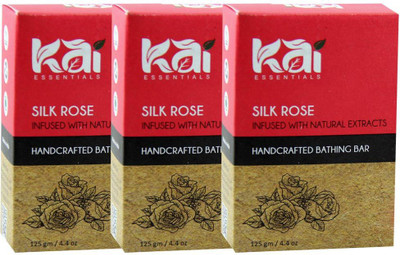 

Kai Essentials Rose Handcrafted Bathing Bar(375 g, Pack of 3)
