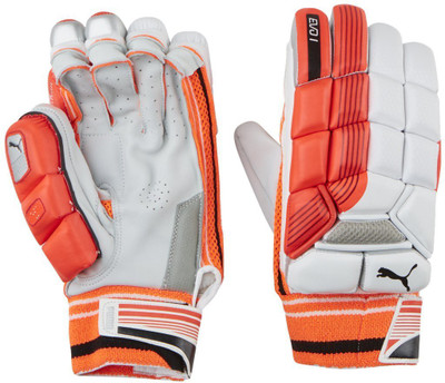 

Puma Evo 1 Cricket Batting Gloves With Extra Protection ( Left Hand) Batting Gloves (Men, Multicolor), Orange/white