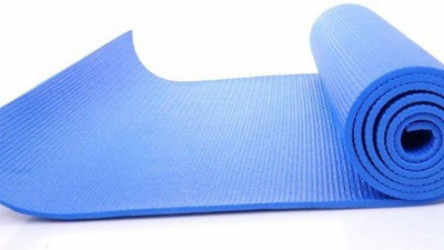 

HRDecoration Soft Quality and Anti-Slip Exercise Blue 4 mm Yoga, Exercise & Gym, Gymnastic Mat with cover Blue 4 mm Yoga Mat