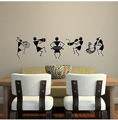 Asmi Collections 70 cm Wonderful Musicians Removable Sticker(Pack of 1)