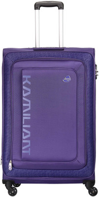

Kamiliant Masai 81 cm Soft Trolley (Purple) Expandable Check-in Luggage -  inch(Purple