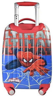 

Fashion Knockout Kids spider man trolley suitcase for boys -18inch Expandable Cabin Luggage -  inch(Multicolor