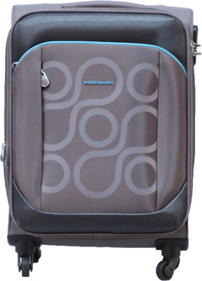 

Kamiliant Harita Spinner Soft Trolley 65 cm (Grey) Expandable Check-in Luggage -  inch(Grey