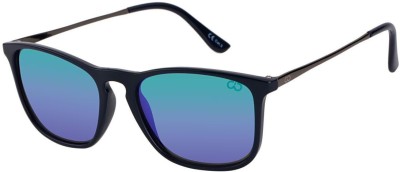 Gio Collection Wayfarer Sunglasses(For Men & Women, Blue)