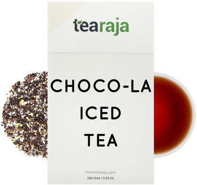 

Tearaja Choco La Iced Tea 100 Gms Premium DESERT Tea Chocolate, Cardamom Iced Tea Box(100 g)