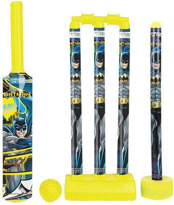 

Batman Family Cricket Set with 1 Bat & Ball, 4 Wickets, Base and Bail Cricket Kit