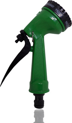 Fully Water Spray Gun -7 Mode Water Spray Gun for Car | High Pressure Water Spray Gun for Bike Wash (Black and Green)(Black, Green)