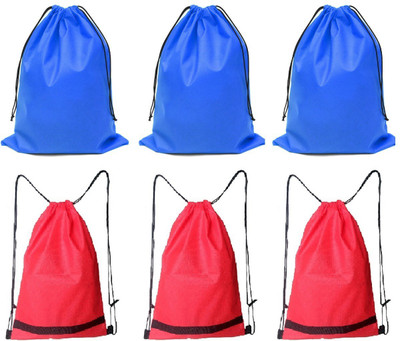 

DE'MODA Shoe Pouch(Red, Blue), Blue;red