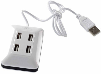 

Shopfloor.XYZ Super Speed 4 Port 02 USB Hub(White)