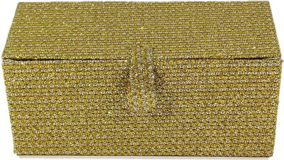 

Addyz women men ring Cropper Mini Folder Travel Storage case Jewellery Vanity Box Jewellery Vanity Box(Cropper Gold)