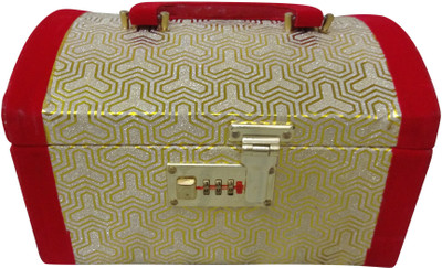 

Haryana Craft Haryana carft golden Stylish Doted Bnagles Box/ Vanity Box / Size : L*B*H : 24*15*18 vanity box Vanity Box(Golden)