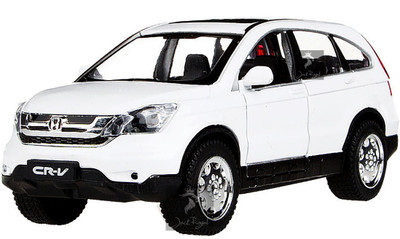 

Jack Royal Diecast Honda CRV-White with lights & sound pullback car(White)