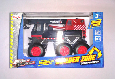 

Maisto Builder zone Quarry Monsters - Crane Black with Red Color(Black, Red)