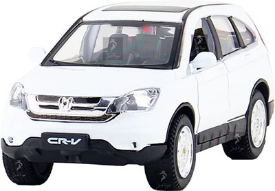

Jack Royal CRV-Honda-White Metal car(Pullback Action)(White)