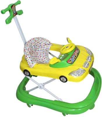 

ODELEE Musical Activity Walker With Parent Rod(Green)