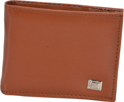 SFN Men Tan Artificial Leather Wallet(4 Card Slots)